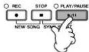 YAMAHA Clavinova CVP409GP - Appuyez sur la touche [8▲▼] pour activer [P.A.T.] (Performance Assistant). - 1