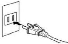 YAMAHA Clavinova CVP409GP - Connexion du cable d'alimentation - 2