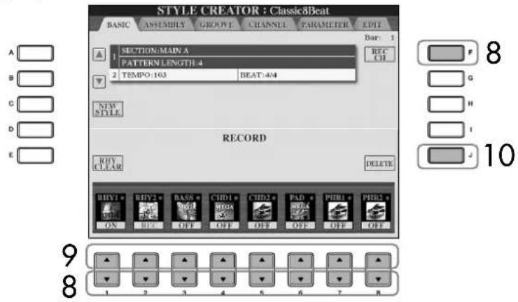 YAMAHA Clavinova CVP409GP - - Enregistrement par surimpression - 3