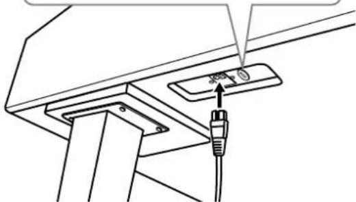 YAMAHA Clavinova CVP409GP - Pour les modèles disposant d'un sélecteur de tension : - 1