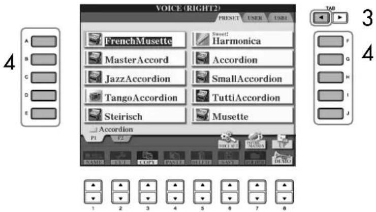 YAMAHA Clavinova CVP409GP - Reproduction simultanée de deux voix (parties Right 1 et 2) - 3