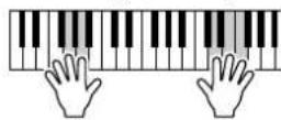 YAMAHA Clavinova CVP403PE - Jouez du clavier. - 1