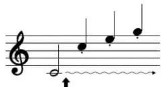 YAMAHA Clavinova CVP403PE - Pédale de sostenuto (centre) - 1