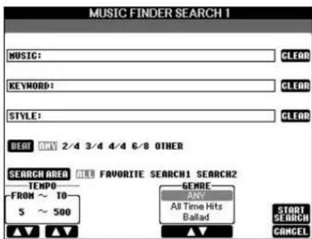 YAMAHA Clavinova CVP403PE - Saisissez les criteres de recherche. - 1