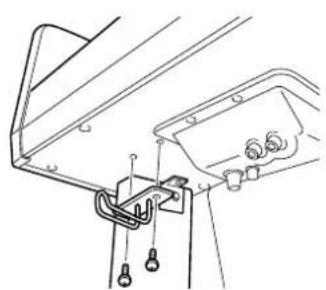 YAMAHA Clavinova CVP403PE - Utilisation du crochet de suspension du casque - 1