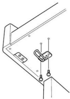 YAMAHA Clavinova CVP403PE - Utilisation du crochet de suspension du casque - 2