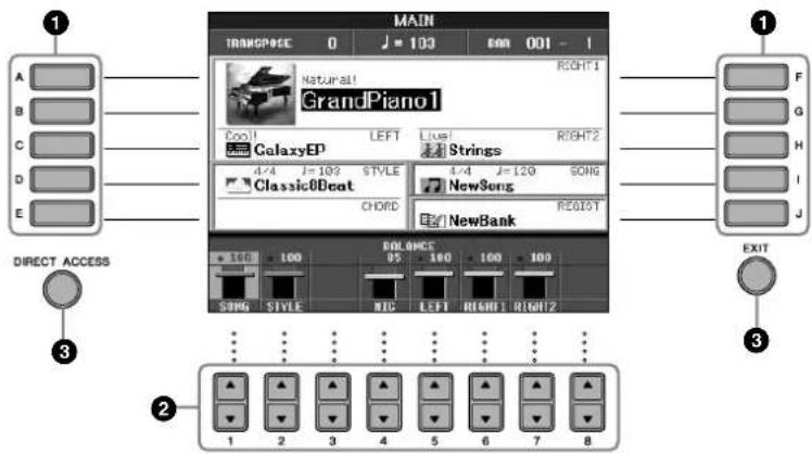 YAMAHA Clavinova CVP405PE - 2Touches[1▲▼]-[8▲▼] - 1