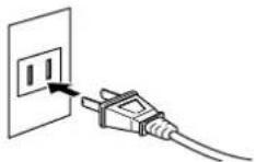 YAMAHA Clavinova CVP405PE - Connexion du cable d'alimentation - 2