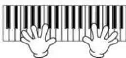 YAMAHA Clavinova CVP405PE - Jouez du clavier. - 1