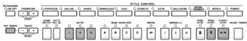 YAMAHA Clavinova CVP405PE - En début de reproduction - 1