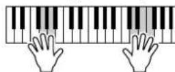 YAMAHA Clavinova CVP405PE - Jouez du clavier. - 1