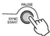 YAMAHA YPT200 - Activez SYNC START. - 1