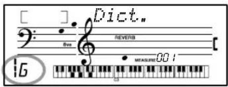 YAMAHA YPT200 - Recherche d'accords à l'aide du dictionnaire d'accords - 4