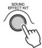 YAMAHA YPT200 - Appuyez sur la touche [SOUND EFFECT KIT] (KIT d'effets sonores). - 1