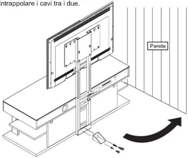 YAMAHA YTSV1100 - - Uso del solo supporto di montaggio del teilevisore - 18