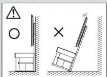 YAMAHA YTSV1100 - Fissaggio antiribaltamento del gruppo mobile tevisore - 4