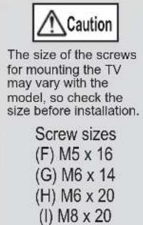 YAMAHA YTSV1100 - When using only the TV mounting bracket - 7