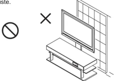 YAMAHA YTSV1100 - Positionnement de votre bâti pour TV - 8