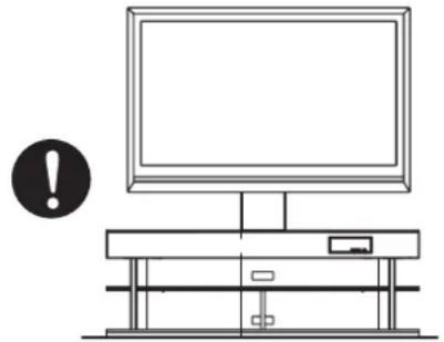 YAMAHA YTSV1100 - Plaatsing van uw televisiemeubel - 1