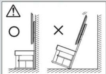 YAMAHA YTSV1100 - Sichern des, damit es nicht umfällt - 4