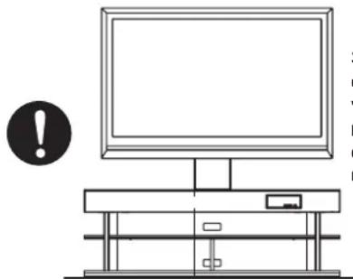 YAMAHA YTSV1100 - Positionnement de votre bâti pour TV - 1