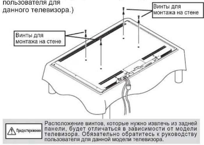 YAMAHA YTSV1100 - B cnyuae nCIOJIb3OBAHnra ToJIbKO MOHTaXHOro KPOHHTeHa TeJIeBN3opa - 4