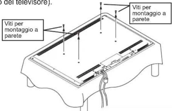 YAMAHA YTSV1100 - - Uso del solo supporto di montaggio del teilevisore - 4