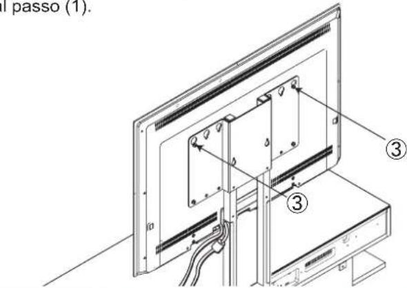 YAMAHA YTSV1100 - - Uso del solo supporto di montaggio del teilevisore - 13