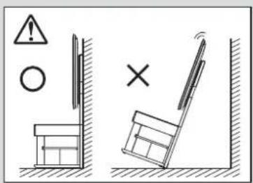 YAMAHA YTSV1100 - Fixation de l'unité de manière qu'elle ne se renverse pas - 4