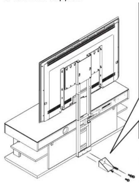 YAMAHA YTSV1100 - Utilisation du support auxiliaire - 1