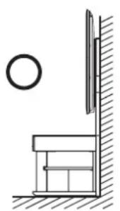 YAMAHA YTSV1100 - Positionnement de votre bâti pour TV - 3