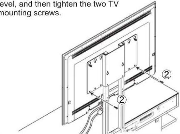 YAMAHA YTSV1100 - When using only the TV mounting bracket - 11