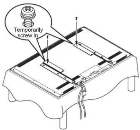 YAMAHA YTSV1100 - ■Positioning of the mounting adaptor with the TV mounting bracket - 6