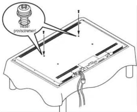 YAMAHA YTSV1100 - Quand on utilise seulement la barre de montage pour TV - 6
