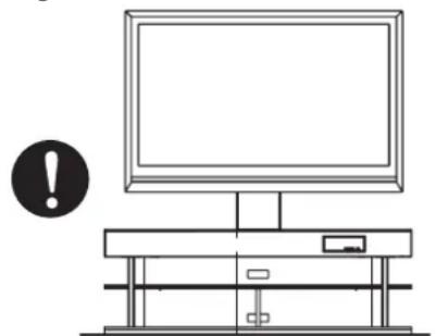 YAMAHA YTSV1100 - Aufstellung Ihres TV-Racks - 1