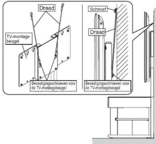 YAMAHA YTSV1100 - Het meubel beveiliggen gegen omvallen - 1