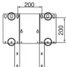YAMAHA YTSV1100 - PacnoJIOKeHHe BnHTOB MOHTaXHO KPOHHTeHaTeNEBn3Opa DnI INx 3aTAAKKN - 4