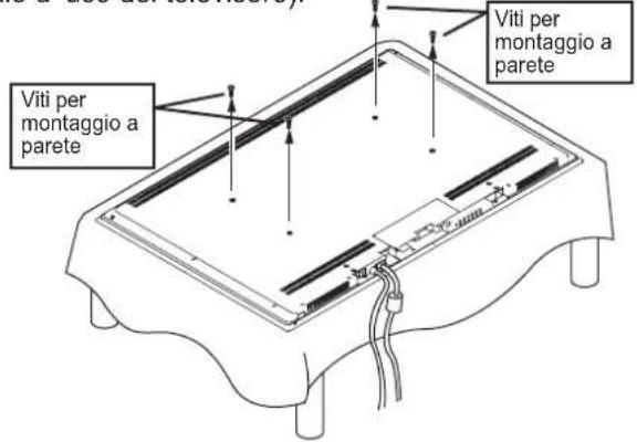 YAMAHA YTSV1100 - - Uso del supporto di montaggio tevisore congiuntamente all'adattatore di montaggio - 2