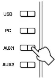 YAMAHA DPU50 - Selezionate la fonte da registrare usando i tasti di seleizone dell'ingresso. - 2