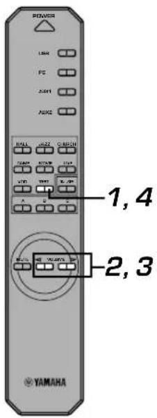 YAMAHA DPU50 - Ajuste del efecto surround (sonido envolvente) - 1