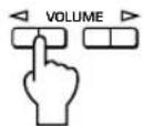 YAMAHA DPU50 - Baissez le volume au minimum (MIN). - 2