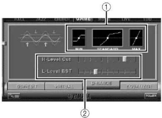 YAMAHA DPU50 - Réglage de la gamme dynamique - 1