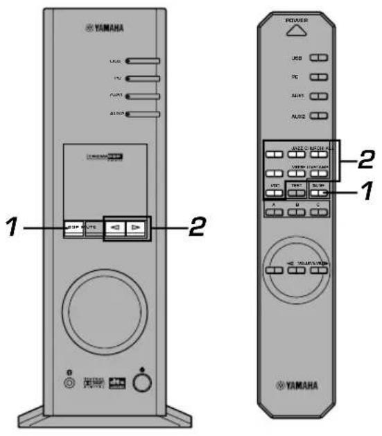 YAMAHA DPU50 - Utilización de programas de campo de sonido - 1