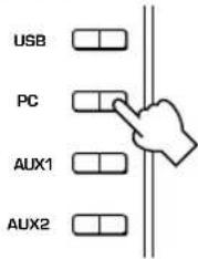 YAMAHA DPU50 - Sélectionnez une source d'entrée à l'aide des touches de sélection d'entrée. - 2