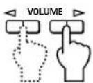 YAMAHA DPU50 - Cuando se emita el tono de prueba del altavoz delantero izquierdo (L ch) o derecho (R ch): Mediante las teclas de VOLUME del control remoto, ajuste el balance de volumen entre los altavoces delanteros izquierdo y derecho. - 1