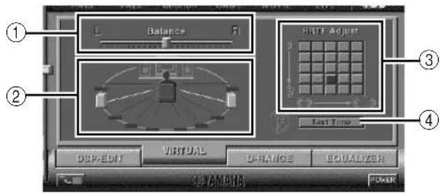 YAMAHA DPU50 - Einstellen des Virtual 3D-Effekts - 1