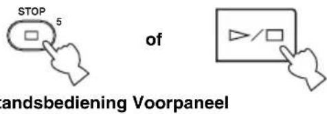 YAMAHA MCXC15 - ■ Stopen van de weergave - 1