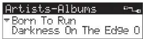 YAMAHA MCXC15 - Drucken Sie / , um den Name des Albums zu wahlen, das Sie horen möchten. - 1