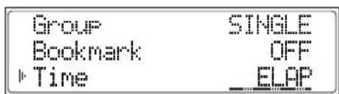 YAMAHA MCXC15 - Sélection des indications de temps affichées - 3