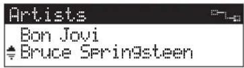 YAMAHA MCXC15 - Drucken Sie / , um einen Interpreten zu wahlen. - 1